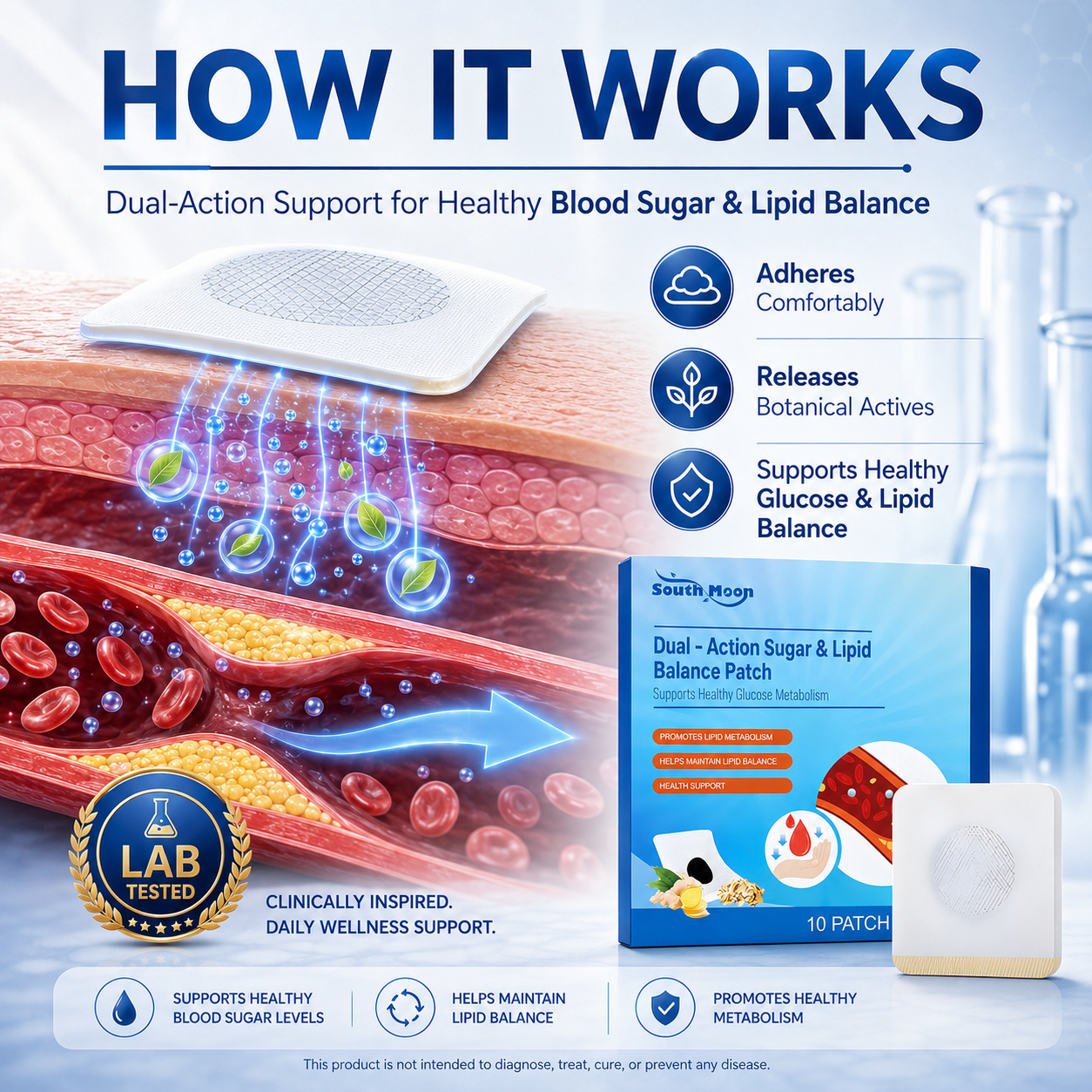Daily Metabolic Wellness Support | Botanical Nighttime Routine for Glucose & Lipid Balance-YH