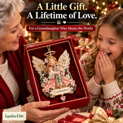 👼💵 3D Angel Christmas Cash Gift Ornament - HolidayMoney Holder Keepsake-V
