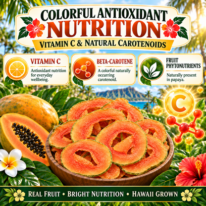 Premium Dried Papaya Slices – Natural Tropical Fruit Snack With Dietary Fiber & Antioxidant Nutrition -$AC
