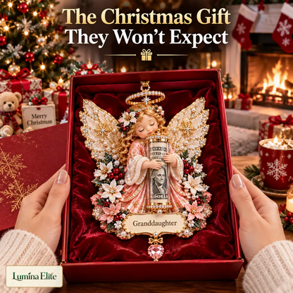 👼💵 3D Angel Christmas Cash Gift Ornament - HolidayMoney Holder Keepsake-V