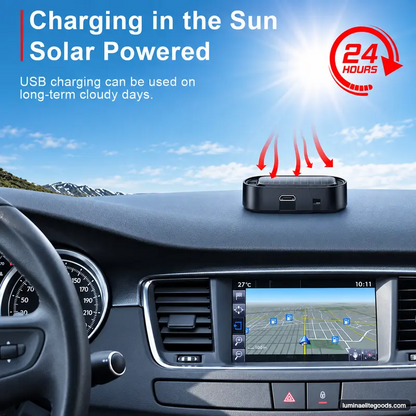 【50% OFF】Solar-Powered Simulated Car Alarm Light – Buy 2, Get 2 Free-V