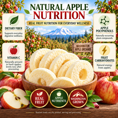 Organic Freeze-Dried Honeycrisp Apple Rings-Zuckerberg