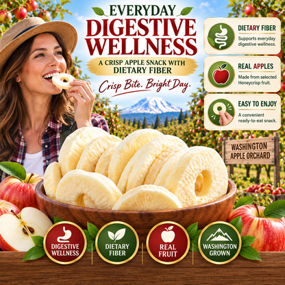 Organic Freeze-Dried Honeycrisp Apple Rings-Zuckerberg