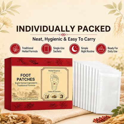 Herbal Foot Patches – Overnight Relaxing Foot Care Patches-Zuckerberg