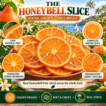 Royal Honeybell Orange Slices – Premium Dried Citrus Wellness Snack-WH