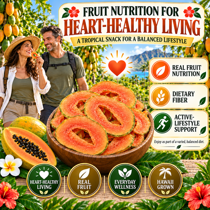 Premium Dried Papaya Slices – Natural Tropical Fruit Snack With Dietary Fiber & Antioxidant Nutrition -$AC