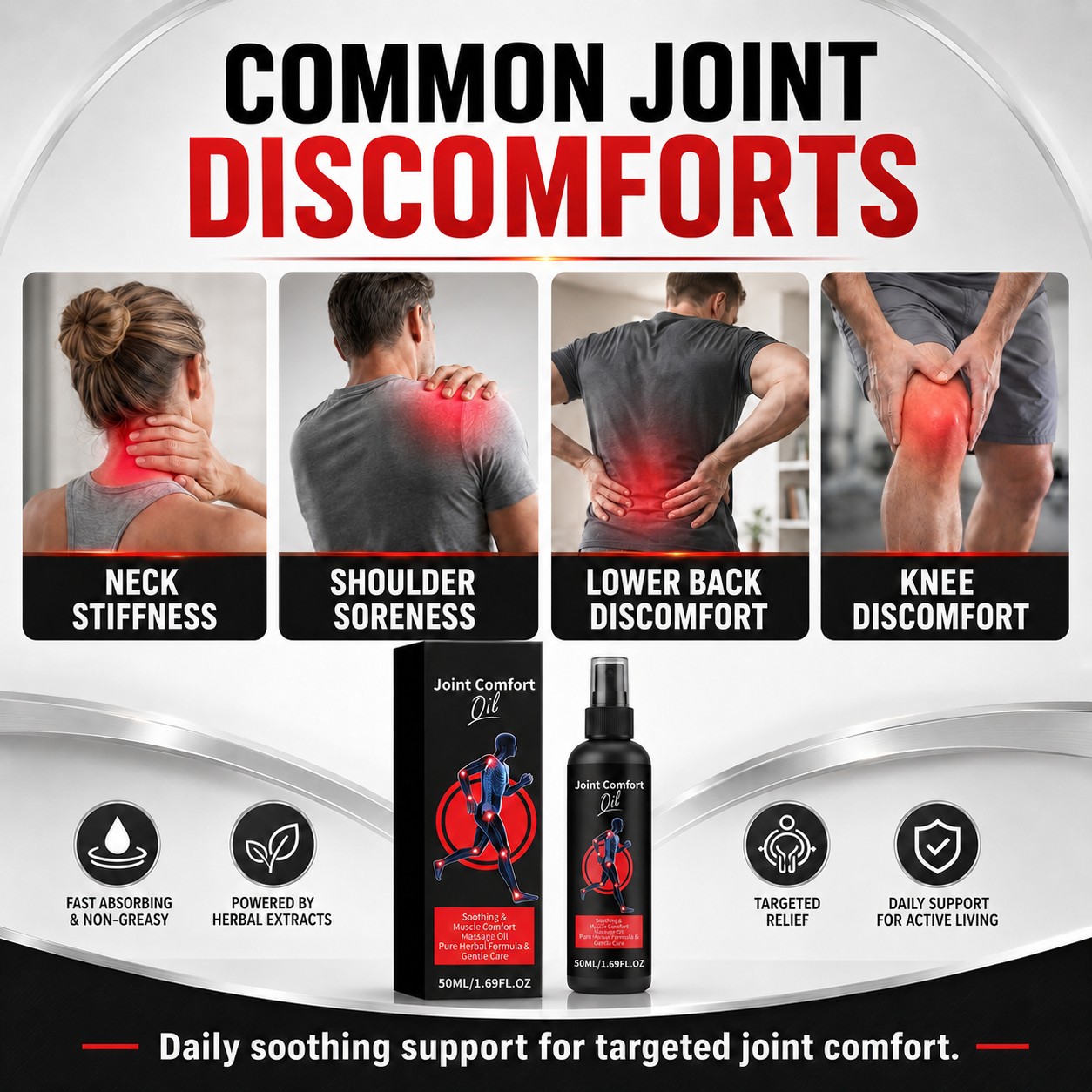 Move Freely Again | Everyday Comfort for Knees, Back & Shoulders-YH