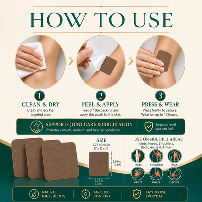 Move Freely Again | Targeted Comfort for Stiff Joints, Cold Hands & Heavy Steps-YH