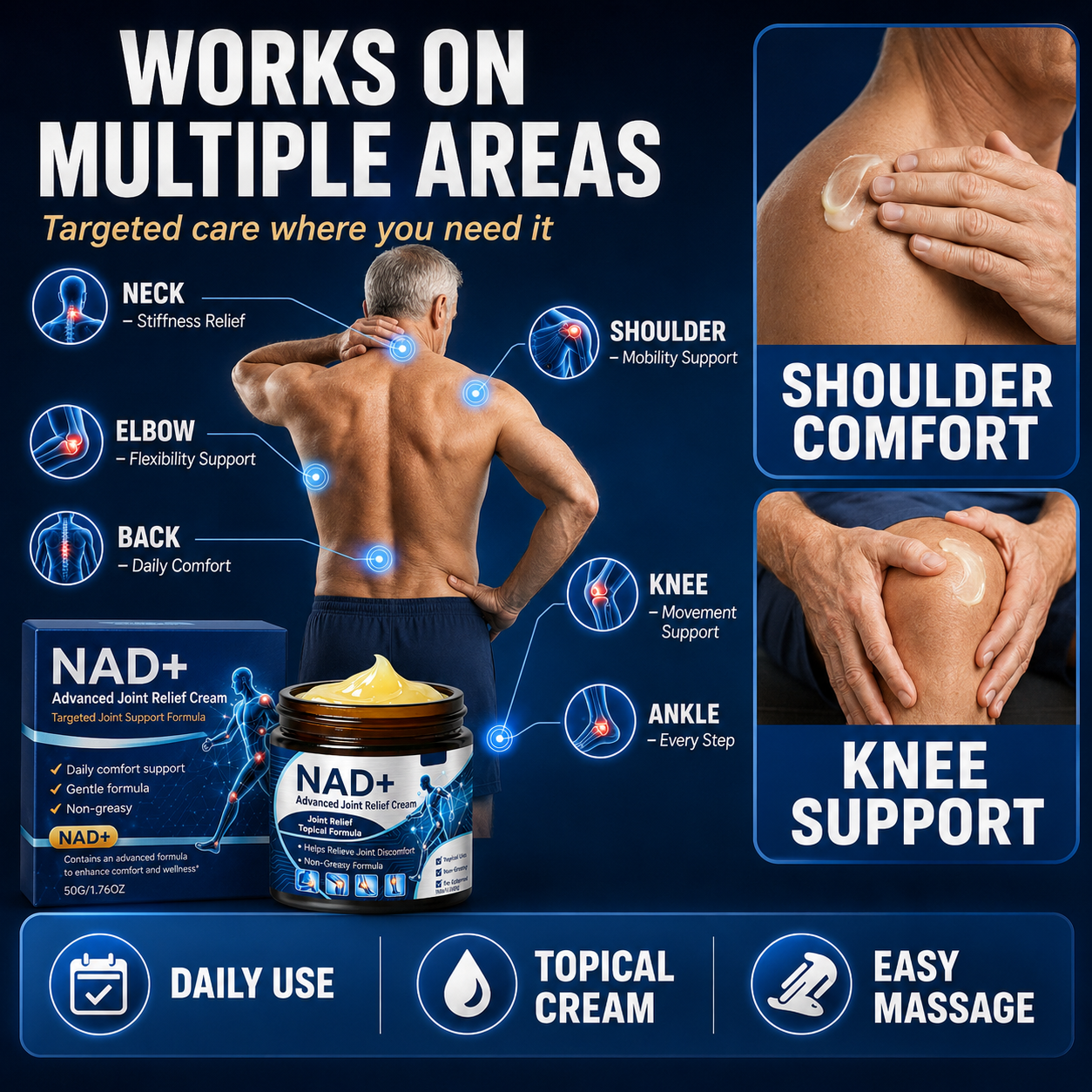 Move Freely Again | Everyday Comfort for Knees, Back & Shoulders-YH