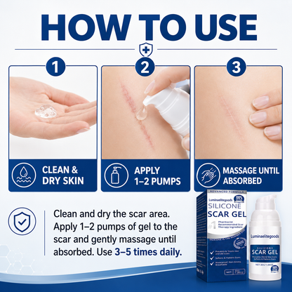 Advanced Silicone Scar Gel | Helps Soften, Smooth & Improve the Look of New and Old Scars-Zuckerberg
