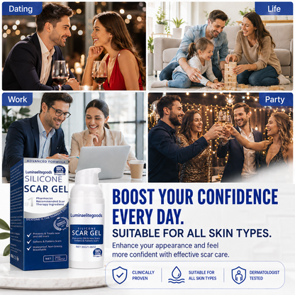 Advanced Silicone Scar Gel | Helps Soften, Smooth & Improve the Look of New and Old Scars-Zuckerberg