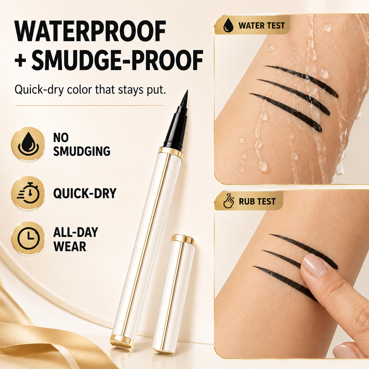Waterproof Liquid Eyeliner Pen-Zuckerberg