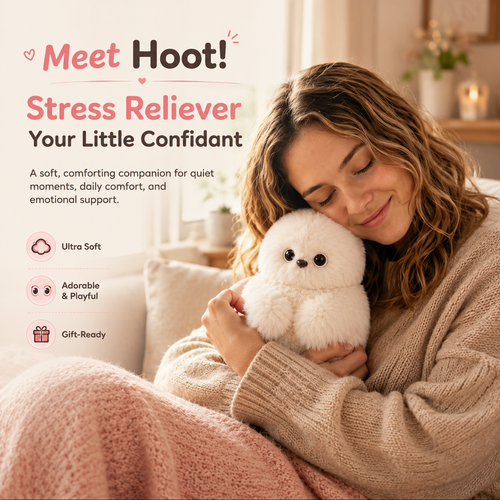 👀Cute AI shy Emotional companionship robot doll bag charm plush toy👜-It can sing, turn its head, and learn to speak🤖-V