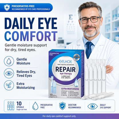 Daily Moisturizing Eye Drops | Refreshing Comfort for Dry, Tired-Feeling Eyes-YH