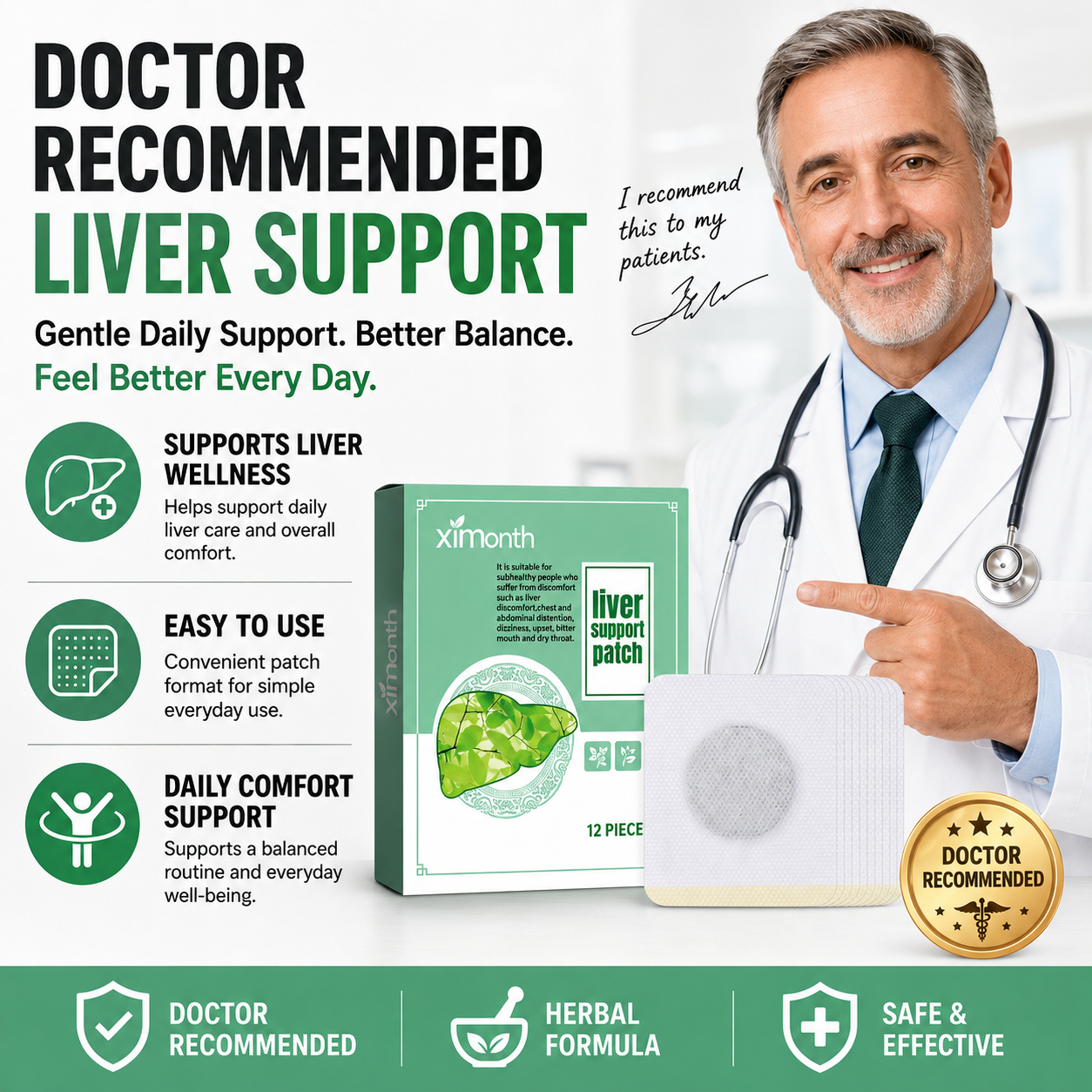 🌙 Liver Support Patch — Detox Your Liver While You Sleep-Zuckerberg