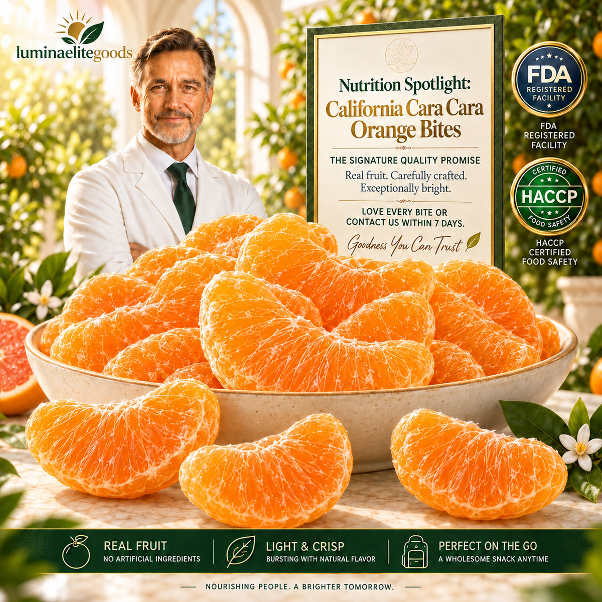 California Cara Cara Orange Bites – Healthy, Soft, Chewy & Naturally Sweet-WH