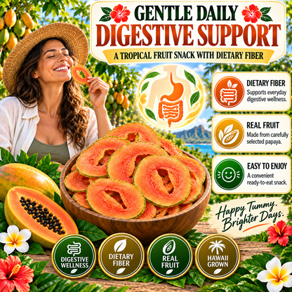Premium Dried Papaya Slices – Natural Tropical Fruit Snack With Dietary Fiber & Antioxidant Nutrition -$AC