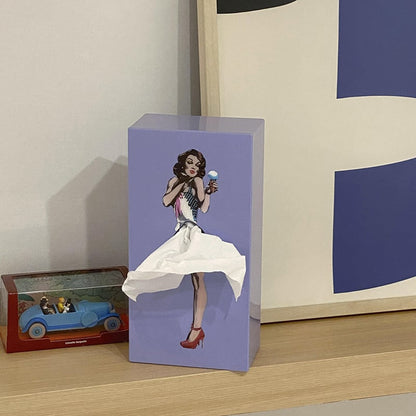 Early Christmas Sale - Flying Skirt Tissue Box FREE SHIPPING