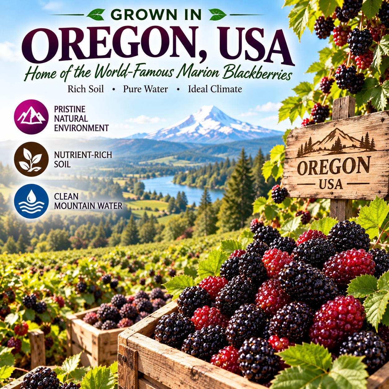 Oregon Marion blackberry origin